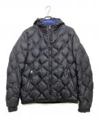 HUGO BOSSヒューゴ ボス）の古着「中綿ジャケット」｜ブラック×ブルー