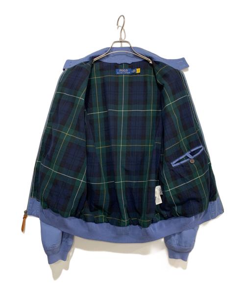 POLO RALPH LAUREN（ポロ・ラルフローレン）POLO RALPH LAUREN (ポロ・ラルフローレン) ブルゾンジャンパー スカイブルー サイズ:Mの古着・服飾アイテム