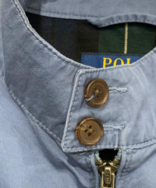POLO RALPH LAUREN（ポロ・ラルフローレン）POLO RALPH LAUREN (ポロ・ラルフローレン) ブルゾンジャンパー スカイブルー サイズ:Mの古着・服飾アイテム