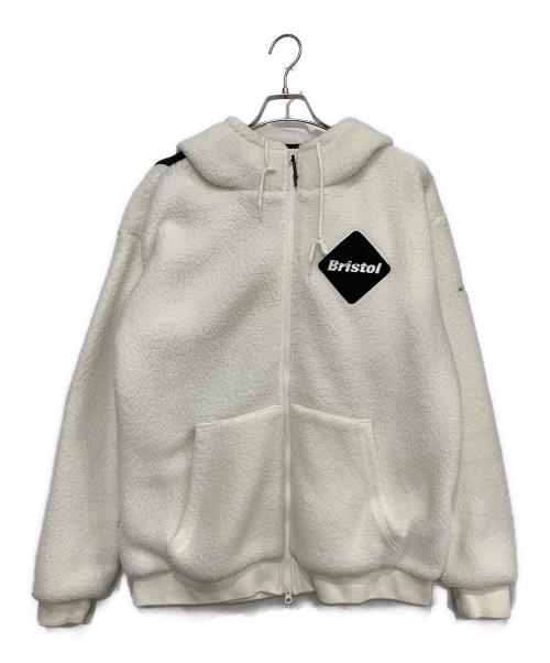 F.C.R.B.（エフシーレアルブリストル）F.C.R.B. (エフシーレアルブリストル) フリースジャケット ホワイト サイズ:XLの古着・服飾アイテム