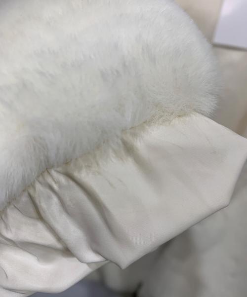 TATRAS（タトラス）TATRAS (タトラス) フードボアブルゾン ベージュ サイズ:3の古着・服飾アイテム