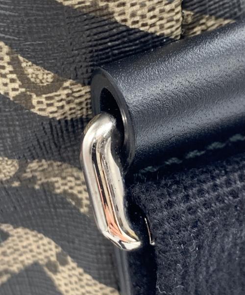 GUCCI（グッチ）GUCCI (グッチ) ショルダーバッグ ブラック×ブラウンの古着・服飾アイテム