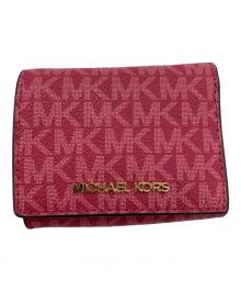 MICHAEL KORS（マイケル・コース）の古着「3つ折り財布」｜ショッキングピンク