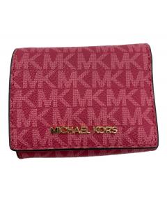 中古・古着通販】MICHAEL KORS (マイケル・コース) 3つ折り財布 ピンク