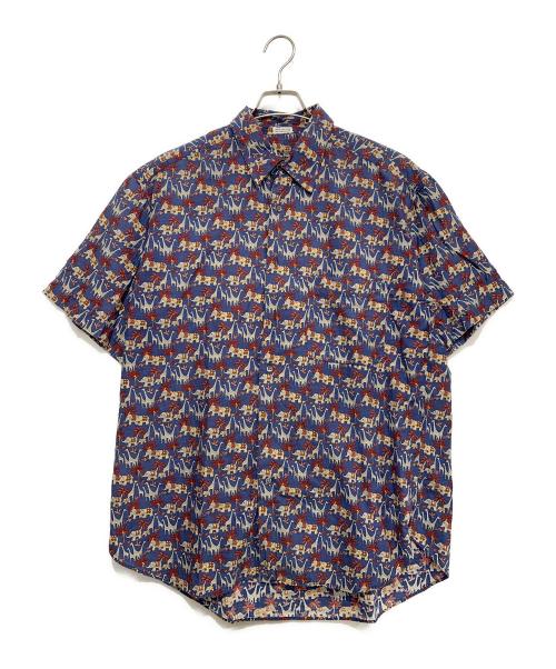 Salvatore Ferragamo（サルヴァトーレ フェラガモ）Salvatore Ferragamo (サルヴァトーレ フェラガモ) 半袖シャツ ブルー サイズ:Lの古着・服飾アイテム