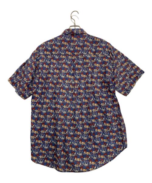 Salvatore Ferragamo（サルヴァトーレ フェラガモ）Salvatore Ferragamo (サルヴァトーレ フェラガモ) 半袖シャツ ブルー サイズ:Lの古着・服飾アイテム