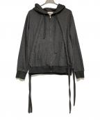 BEEDENビーデン）の古着「ジップパーカー」｜グレー