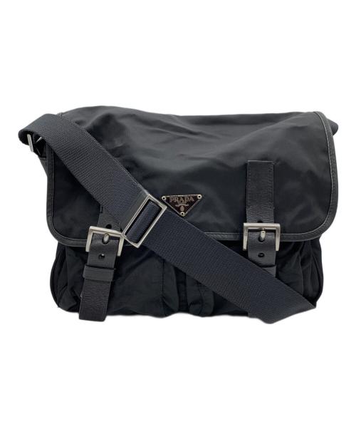 PRADA（プラダ）PRADA (プラダ) ナイロンショルダーバッグ ブラック サイズ:-の古着・服飾アイテム