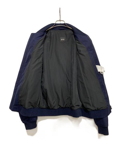 HUGO BOSS（ヒューゴ ボス）HUGO BOSS (ヒューゴ ボス) ジップアップジャケット ネイビー サイズ:SIZE L (UK 40)の古着・服飾アイテム