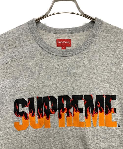 SUPREME（シュプリーム）Supreme (シュプリーム) 半袖カットソー ライトグレー サイズ:Lの古着・服飾アイテム