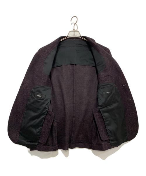 HUGO BOSS（ヒューゴ ボス）HUGO BOSS (ヒューゴ ボス) 2Bジャケット ブラウン サイズ:Mの古着・服飾アイテム