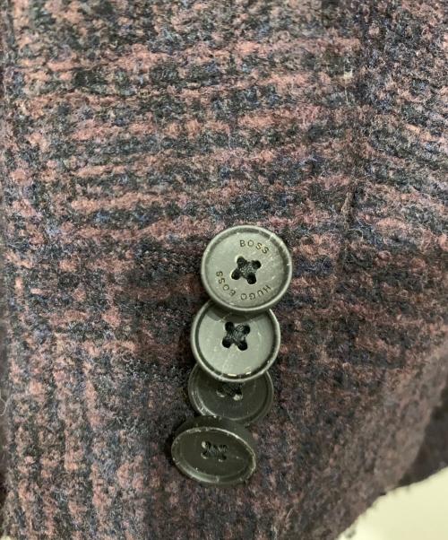 HUGO BOSS（ヒューゴ ボス）HUGO BOSS (ヒューゴ ボス) 2Bジャケット ブラウン サイズ:Mの古着・服飾アイテム