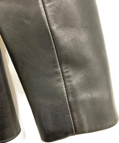 BACKDROP（バックドロップ）BACKDROP (バックドロップ) レザージャケット ブラック サイズ:Sの古着・服飾アイテム