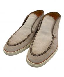 Santoni（サントーニ）の古着「デザートブーツ」｜ベージュ