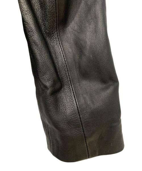 HELMUT LANG（ヘルムートラング）HELMUT LANG (ヘルムートラング) レザージャケット ブラック サイズ:Sの古着・服飾アイテム