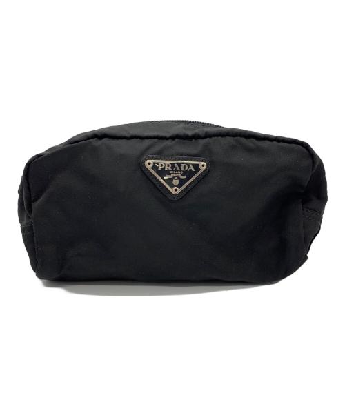 PRADA（プラダ）PRADA (プラダ) ポーチ ブラックの古着・服飾アイテム