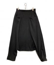 REGULATION Yohji Yamamoto（レギュレーションヨウジヤマモト）の古着「サルエルパンツ」｜ブラック