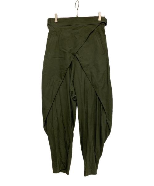 ISSEY MIYAKE（イッセイミヤケ）ISSEY MIYAKE (イッセイミヤケ) パンツ グリーン サイズ:2の古着・服飾アイテム