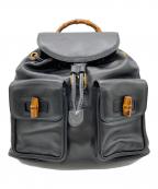 GUCCIグッチ）の古着「リュック」｜ブラック