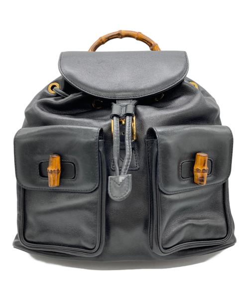 GUCCI（グッチ）GUCCI (グッチ) リュック ブラック サイズ:-の古着・服飾アイテム