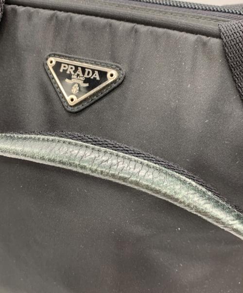 PRADA（プラダ）PRADA (プラダ) ナイロンハンドバッグ ブラック サイズ:-の古着・服飾アイテム