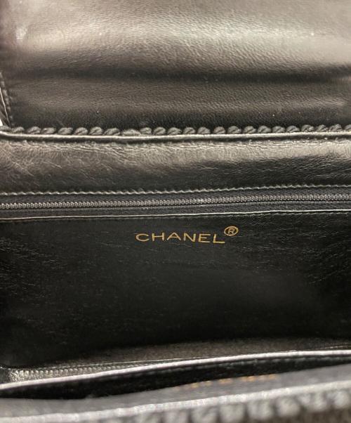 CHANEL（シャネル）CHANEL (シャネル) ココマーク ターンロック ハンドバッグ ブラックの古着・服飾アイテム