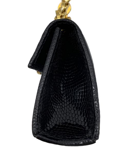Salvatore Ferragamo（サルヴァトーレ フェラガモ）Salvatore Ferragamo (サルヴァトーレ フェラガモ) ミニチェーンショルダーポーチ ブラック サイズ:-の古着・服飾アイテム