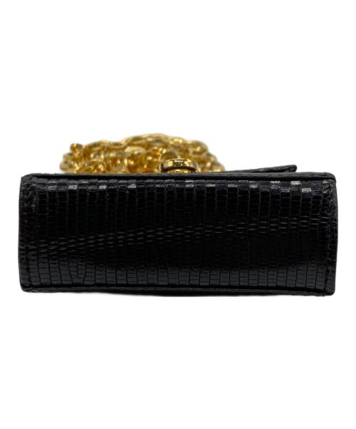 Salvatore Ferragamo（サルヴァトーレ フェラガモ）Salvatore Ferragamo (サルヴァトーレ フェラガモ) ミニチェーンショルダーポーチ ブラック サイズ:-の古着・服飾アイテム