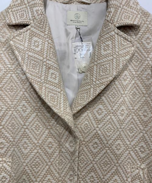 BEAUTY&YOUTH UNITED ARROWS（ビューティーアンドユースユナイテッドアローズ）BEAUTY&YOUTH UNITED ARROWS (ビューティーアンドユースユナイテッドアローズ) チェスターコート ベージュ サイズ:M 未使用品の古着・服飾アイテム