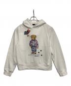 POLO RALPH LAURENポロ・ラルフローレン）の古着「プルオーバーパーカー」｜ホワイト