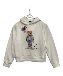 POLO RALPH LAUREN（ポロ・ラルフローレン）の古着「プルオーバーパーカー」｜ホワイト