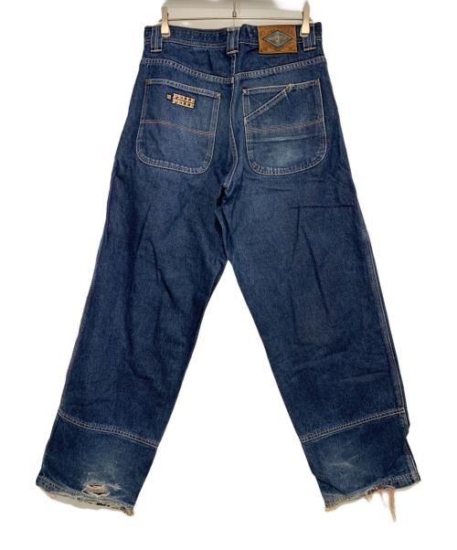 pellepelle（ペレペレ）pellepelle (ペレペレ) バギーデニムパンツ インディゴ サイズ:86ｃｍの古着・服飾アイテム