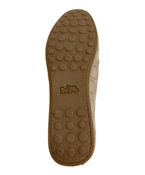 COACH（コーチ）COACH (コーチ) ドライビングシューズ ベージュ サイズ:EUR38.5の古着・服飾アイテム