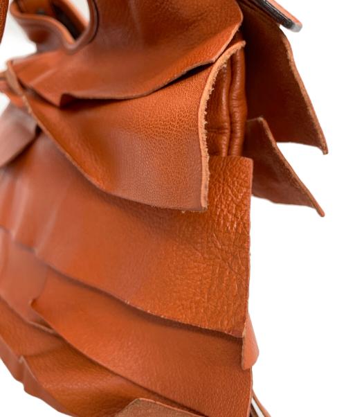 Yves Saint Laurent（イヴサンローラン）Yves Saint Laurent (イヴサンローラン) フリルショルダーバッグ ブラウン サイズ:-の古着・服飾アイテム