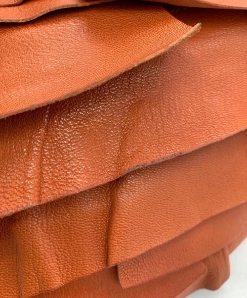 Yves Saint Laurent（イヴサンローラン）Yves Saint Laurent (イヴサンローラン) フリルショルダーバッグ ブラウン サイズ:-の古着・服飾アイテム