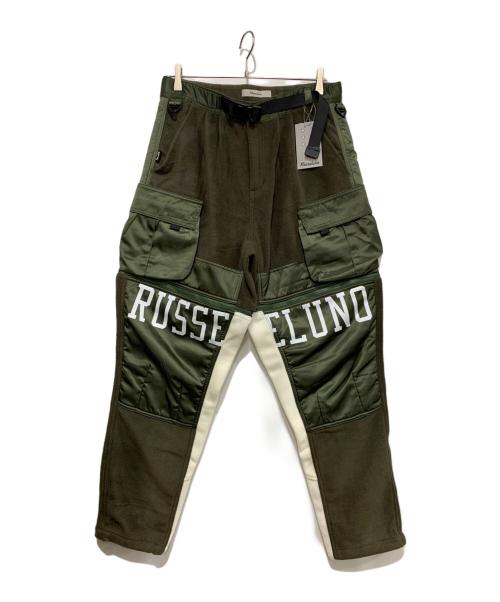 RUSSELUNO（ラッセルノ）RUSSELUNO (ラッセルノ) カスタムコンビパンツ カーキ サイズ:5 未使用品の古着・服飾アイテム