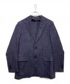 Pilgrim×TOMORROW LANDピルグリム×トゥモローランド）の古着「リネンウールコットン シングルブレステッド2Bジャケット」｜ネイビー