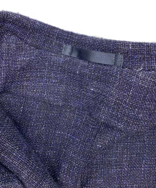 Pilgrim（ピルグリム）PILGRIM (ピルグリム) TOMORROW LAND (トゥモローランド) リネンウールコットン シングルブレステッド2Bジャケット ネイビー サイズ:46の古着・服飾アイテム