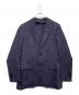 PILGRIM（ピルグリム）の古着「リネンウールコットン シングルブレステッド2Bジャケット」｜ネイビー