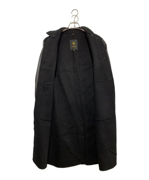 DRAWER（ドゥロワー）Drawer (ドゥロワー) 袖切替ロングコート ブラック サイズ:38の古着・服飾アイテム