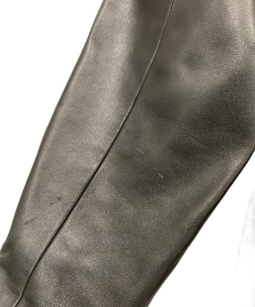 DRAWER（ドゥロワー）Drawer (ドゥロワー) 袖切替ロングコート ブラック サイズ:38の古着・服飾アイテム