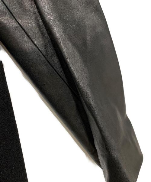 DRAWER（ドゥロワー）Drawer (ドゥロワー) 袖切替ロングコート ブラック サイズ:38の古着・服飾アイテム