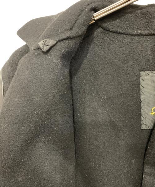 DRAWER（ドゥロワー）Drawer (ドゥロワー) 袖切替ロングコート ブラック サイズ:38の古着・服飾アイテム