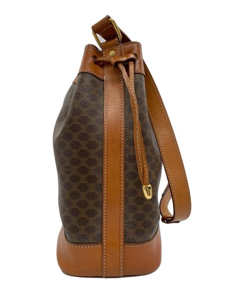 CELINE（セリーヌ）CELINE (セリーヌ) 巾着ショルダーバッグ ブラウン サイズ:-の古着・服飾アイテム