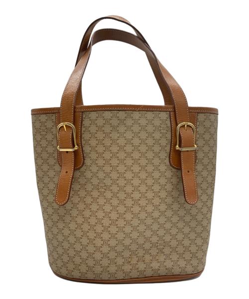 CELINE（セリーヌ）CELINE (セリーヌ) トートバッグ ベージュ×ブラウンの古着・服飾アイテム