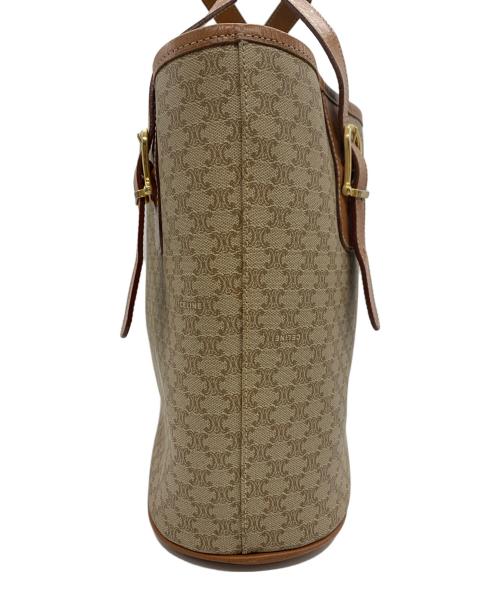 CELINE（セリーヌ）CELINE (セリーヌ) トートバッグ ベージュ×ブラウンの古着・服飾アイテム