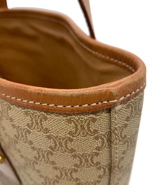 CELINE（セリーヌ）CELINE (セリーヌ) トートバッグ ベージュ×ブラウンの古着・服飾アイテム