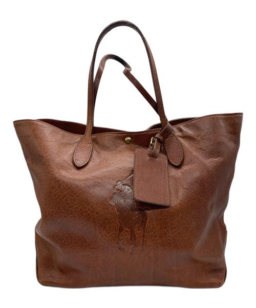 RALPH LAUREN（ラルフローレン）RALPH LAUREN (ラルフローレン) トートバッグ ブラウンの古着・服飾アイテム