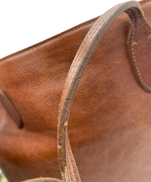 RALPH LAUREN（ラルフローレン）RALPH LAUREN (ラルフローレン) トートバッグ ブラウンの古着・服飾アイテム