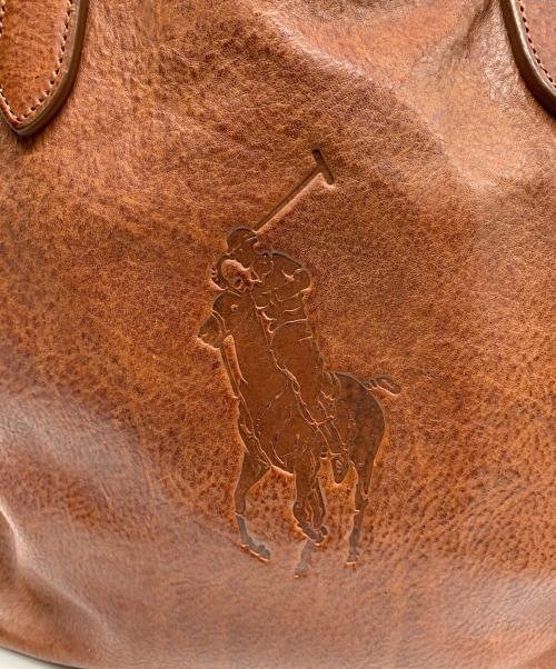 RALPH LAUREN（ラルフローレン）RALPH LAUREN (ラルフローレン) トートバッグ ブラウンの古着・服飾アイテム